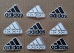 5,5cm × 3.5cm Adidas - Sports Logos Iron On - Black or White Replacement