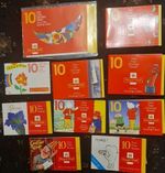 GB 1989-1997 Greetings Booklet Collection- 10 Complete Booklets £145 Face Value 