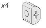 Mothercare Harrogate Cot Bed Side Rail Inserts x 4
