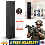 3 Gun Cabinet Lockable Safe Rifle Firearm BS7558/92 Police Approved Heavy Steel 