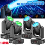 UKING 200W Moving Head Stage Lighting LED Spot Beam DMX Disco DJ GOBO Lighting