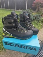Scarpa Manta Tech GTX Mountaineering Boots. Mustard  Size UK 10 2/3  EU 45 1/2