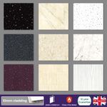 Bathroom Modern PVC Cladding Panels Ceiling Shower Wet Wall Panel 2400x1000x10mm