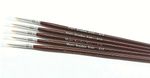 Synthetic Sable Paint Brushes Detail Model Making Pack of 5 Extra Fine Size 000 