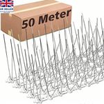 1- 50M Pigeon Bird Spikes Wall Fence Deterrent Metal Anti Perch Control Repeller
