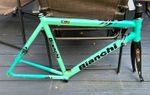 Very Rare Bianchi EV3 Reparto Corse Bike Frame & Carbon Easton EC90 fork 53cm 
