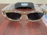 Vintage Versus Versace Sunglasses MOD E19 Crystal Clear Transparent Frame Case