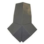 Britmet Liteslate Synthetic Roof Ridge Tile 3 Way Hip Junction - Slate Grey
