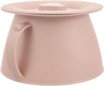 Portable Chamber Pot with Lid Adult Elderly Bedside Urinal Compact Indoor Toilet