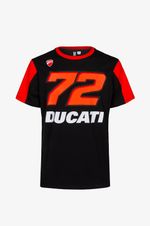 #72 Marco Bezzecchi Ducati Corse Racing MotoGP Dual Line T-Shirt Red