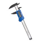 150mm LCD Digital Vernier Caliper 6'' Micrometer Measure Tool Gauge Ruler