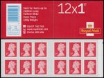 GB 12x1st Class Machin Stamp Booklet - MF9a