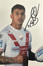 Tristan Sailor Hand Signed St Helens 6x4 Photo Rugby League