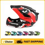 Kids Detachable Full Face Bike Helmet Cycling Sports Safety Protective Helmet UK