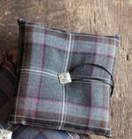 Tartan Wedding Ring Cushion with Non-Fringed Edge - Sale Price £20.00/Was £45.00