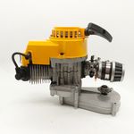 49CC MINI DIRT BIKE ENGINE WITH TRANSFER BOX YELLOW PULL START MINI MOTO