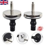 2X Toilet Seat Fixings Quick Release Ancable Universal Toilet Seat Top Fittings