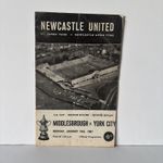 Middlesbrough v York City FA Cup 2nd Round - 2nd Replay - Programme - 1967