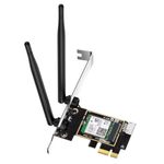 AX200 WiFi 6 Bluetooth Desktop PCIe Wireless Card Windows 11 PC WLAN Network