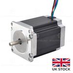 STEPPERONLINE Nema 23 76mm Stepper Motor 1.9Nm(269oz.in) 2.8A 6.35mm Shaft CNC