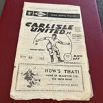 CARLISLE UNITED  v WORKINGTON 1961/62 