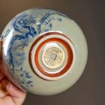 2 Pcs Chinese Jingdezhen porcelain, Ru kiln ceramics, Kung Fu tea cups