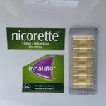 Nicorette Inhalator 15mg 6 Cartridges - NO BOX OR MOUTHPIECE - Expiry 04/27