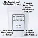 Valerian Root Extract 12000mg Veg Capsules-NO FILLERS - Sleep Supplement Tablets