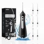 SEJOY 6 Jet Tips Water Flosser Dental Oral Irrigator For Teeth Cleaner Cordless