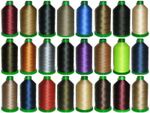 STRONG BONDED NYLON THREAD 20'S, 1600MTRS, SOMABOND UPHOLSTERY ASSORTED COLOURS