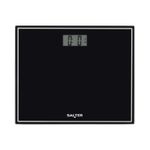Salter Digital Bathroom Scale Easy Read Display Toughened Glass Platform Black