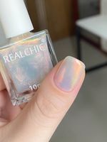 Quick Dry Chameleon Glitter Nail Polish-GLITTER Nail Polish Crystal Top Coat..