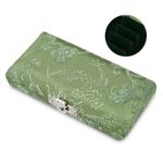 ­Wooden Silk Cloth Cover Reed Case Holder Storage Box For 3pcs Oboe Reeds
