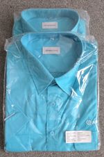 2 Arriva Drivers Teal Shirt - Size 16.5, new and sealed. quick sale