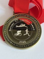 TRIATHLON Engraved Sports Medal, Personalised with any Text