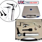 Veterinary Otoscope Set LED Vet Ear Scope Kit Nasal Speculum Forceps CE
