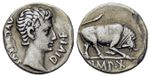 Augustus (27 BC-AD 14). AR Denarius