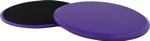2x Dual Sided Fitness Gliding Discs Core Sliders for Home Gym Abs Leg Workouts