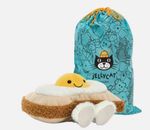 Jellycat Amuseables Egglantine Egg on Toast Party Plush Doll Tags+Dust Bag 10CM(