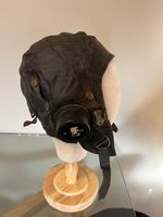 WW2 RAF First Pattern C Type Leather Flying Helmet Aircrew Pilot Original