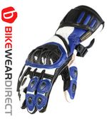 Leather Motorcycle Motorbike Biker Gloves Vented CE Carbon Knuckle Armour Pro