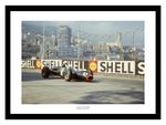 Graham Hill 1966 Monaco Grand Prix Formula One Photo Memorabilia