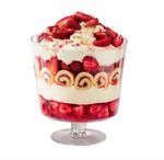 Trifle Bowl Footed Glass Stem Large 3L Gateaux Dessert Dish Serving Salad Bowl