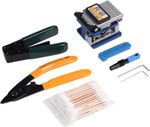  FTTH Tool Kit Contains Fiber Cleaver FC-6S, Fiber Optic Stripper CFS-3, Fiber O