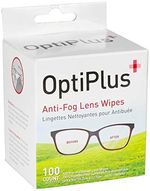 Anti-Fog Spectacles Lens Wipes OPTIPLUS Box of 100 