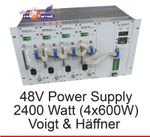 48 VOLT 2400 WATT 4x 600W POWER SUPPLY POWER SUPPLY VOIGT AND HÄFFNER DSLAM VuH UPS