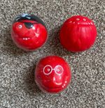 Comic Relief Red Nose Day 2011 noses complete set of 3 NEW