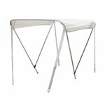 Bimini Top with Support Poles Sun Shade Boat Awning Easy to Install for Boaters