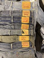 Vintage Levi’s Jeans Job Lot – Mixed Styles & Sizes – Wholesale Bundle (250 Pcs)