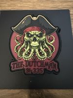 Nose Art Patch PVC 494efgs US Air Force The Dutchman Patch Hook and Loop Backing